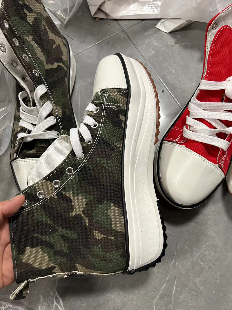 Single shoes 2023 new high-top thick-soled canvas shoes women's foreign trade large size viscose shoes casual flat-heeled canvas shoes in stock_voghion.com
