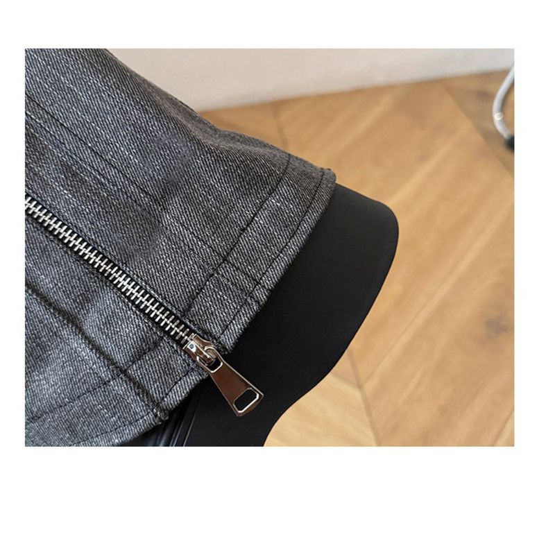 Nischen-Designer-Stil Damen Jeans Tube, 2025 Sommer Neue Dicke Unterseite Mode Schnalle Arbeitsstiefel, Mode Stiefel Mode Vielseitig Casual Täglich_voghion.com