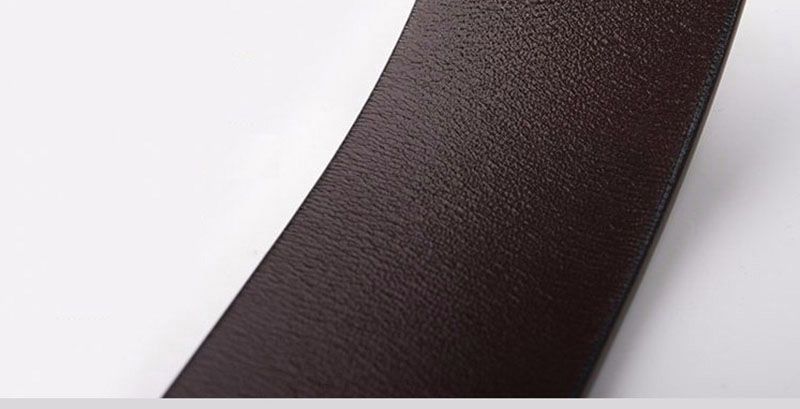 HOT HIDUP Top Quality Pure Solid Cowhide Leather for Pin Smooth Men Cow Strap Vintage Belts 38mm Width Without Buckle NWJ627_voghion.com