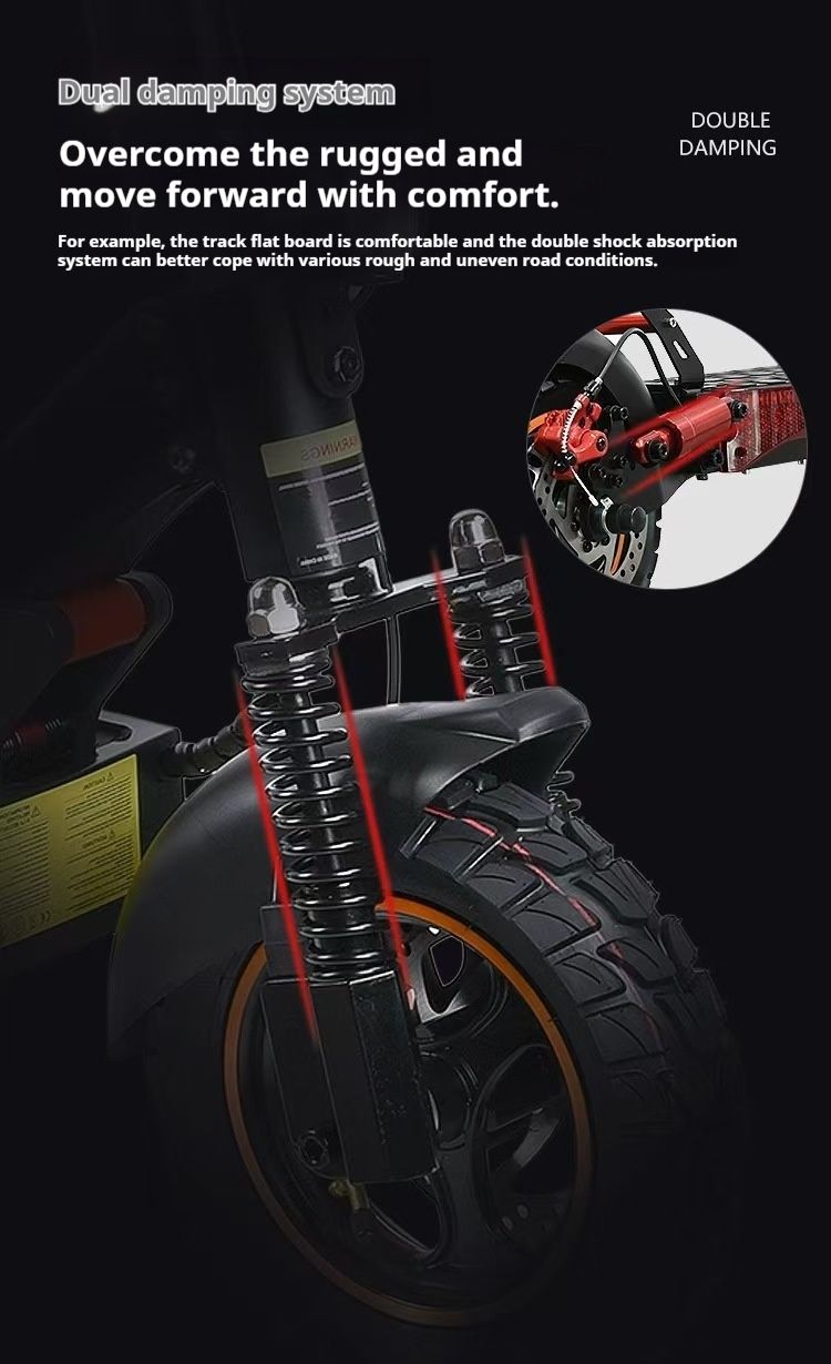 Elektrische MX14 Long Range Dubbele Schokdemper Scooter_voghion.com