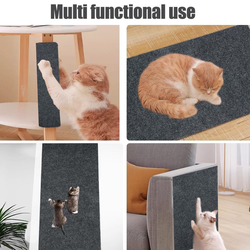 Alfombra autoadhesiva, protección contra arañazos de pared para gatos, sofá, bricolaje, protección para sofás, patas, afilado, de PawParty Store_voghion.com