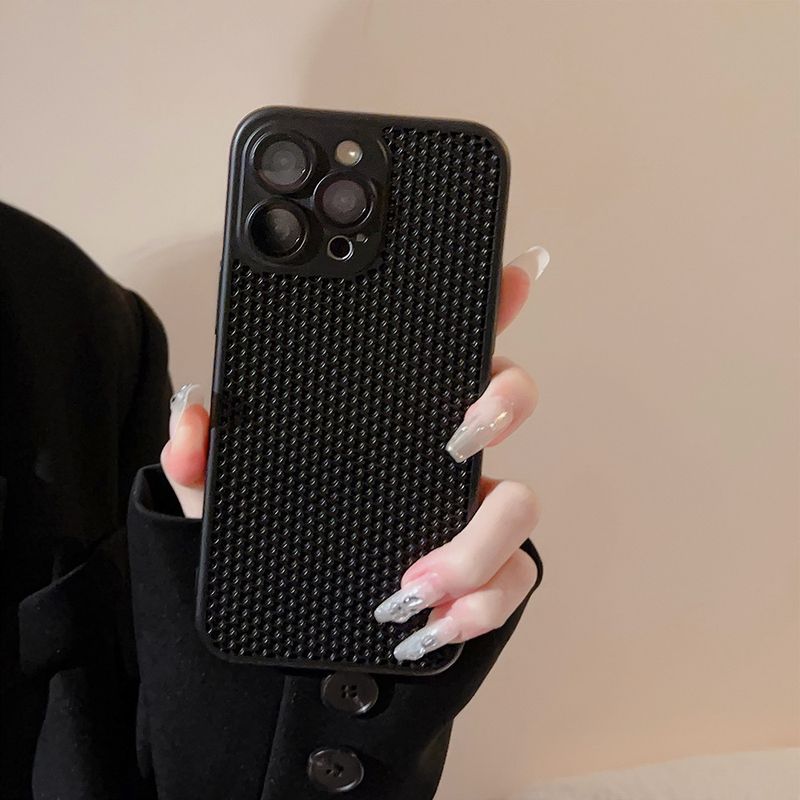 Reticulated Shell Heat Dissipation Is Suitable For 15ProMax Mobile Phone Case, Breathable 14 All-inclusive 12 Apple 13 Anti-drop XR Hard Case._voghion.com