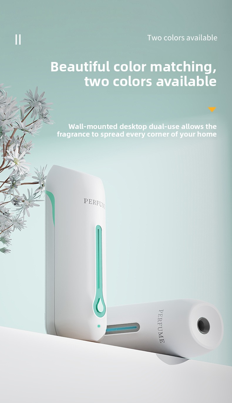 Difusor de aroma inteligente – Dispensador automático de óleos essenciais para carro/casa/escritório, temporizador de 60-120 minutos, alimentação USB, capacidade de 800 ml_voghion.com
