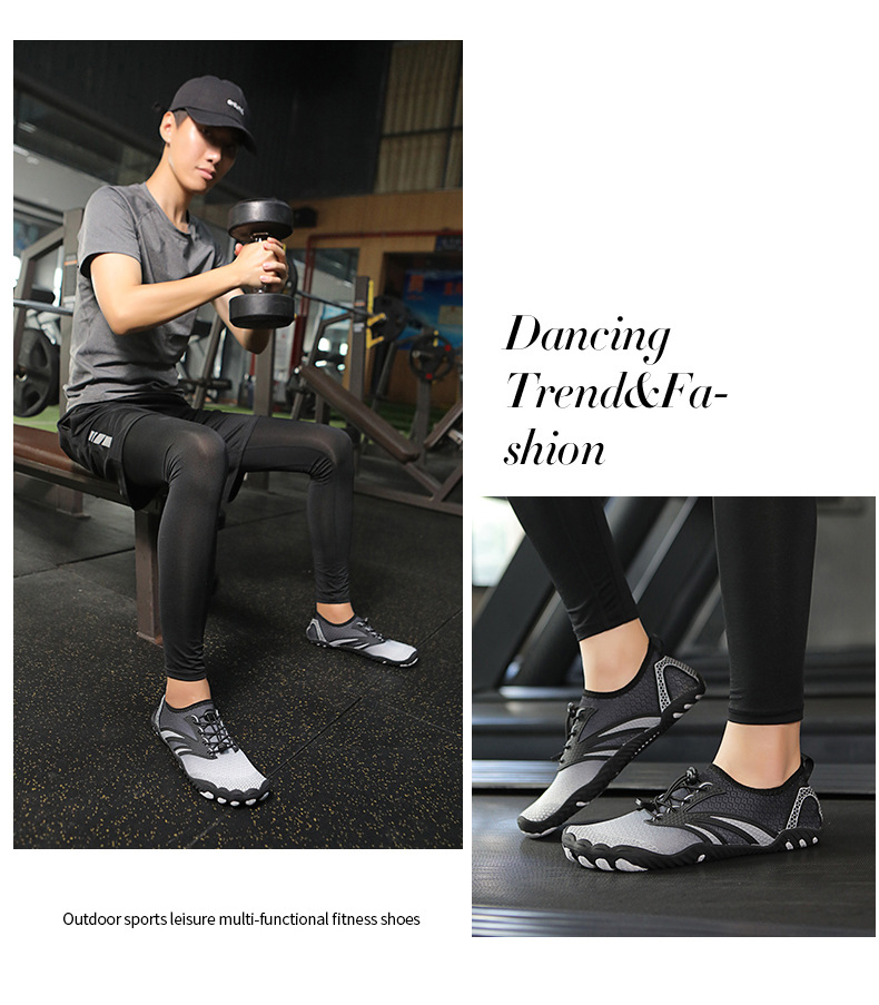 Lightweight Breathable Gym Shoes For Men And Women - Non-Slip Yoga Sneakers With Cushioned Sole For Squats, Deadlifts & Jump Rope_voghion.com