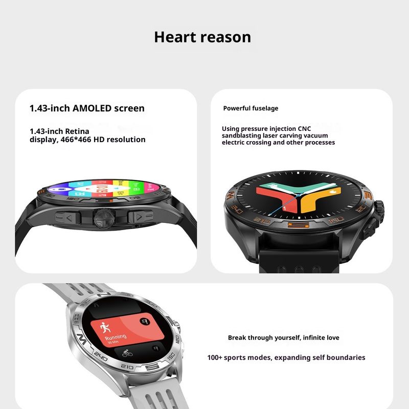 DTM1 Smart Watch With Bluetooth Calling, Voice Assistant, Multi-Dial, Step Counter, Heart Rate & Sleep Monitor, Waterproof Fitness Tracker_voghion.com