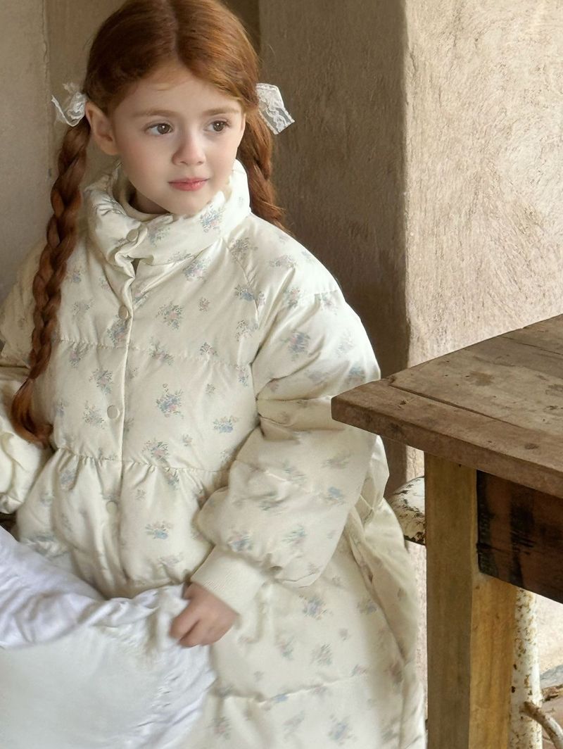 Giacca lunga in cotone con cappuccio per bambine, stile 2025, piccola giacca in cotone floreale, elegante e casual, in cotone_voghion.com