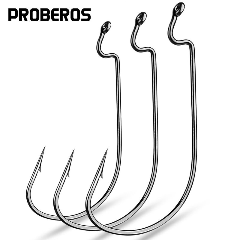 Worm Enhanced Wide Belly Crankbait 10 Pieces/Pack Thin Strip Lure Soft Bait Fish Hook Texas Rig Set_voghion.com