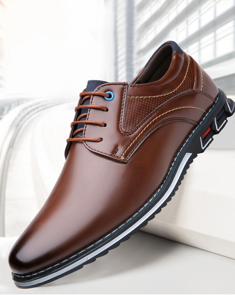 Heren Zakelijke Schoenen Slip On Party Heren Schoenen Comfortabele PU Leren Schoenen Voor Mannen Trouwjurk Schoenen Voor Mannen Zapatos Hombre38-53_voghion.com