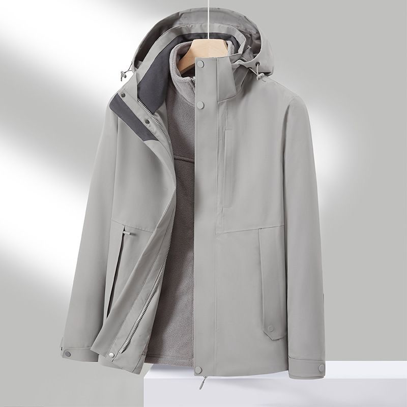 Giacca da trekking ispessita Gaotail Heat Seal Outdoor per uomo e donna, tre in uno, 0,05 kg_voghion.com