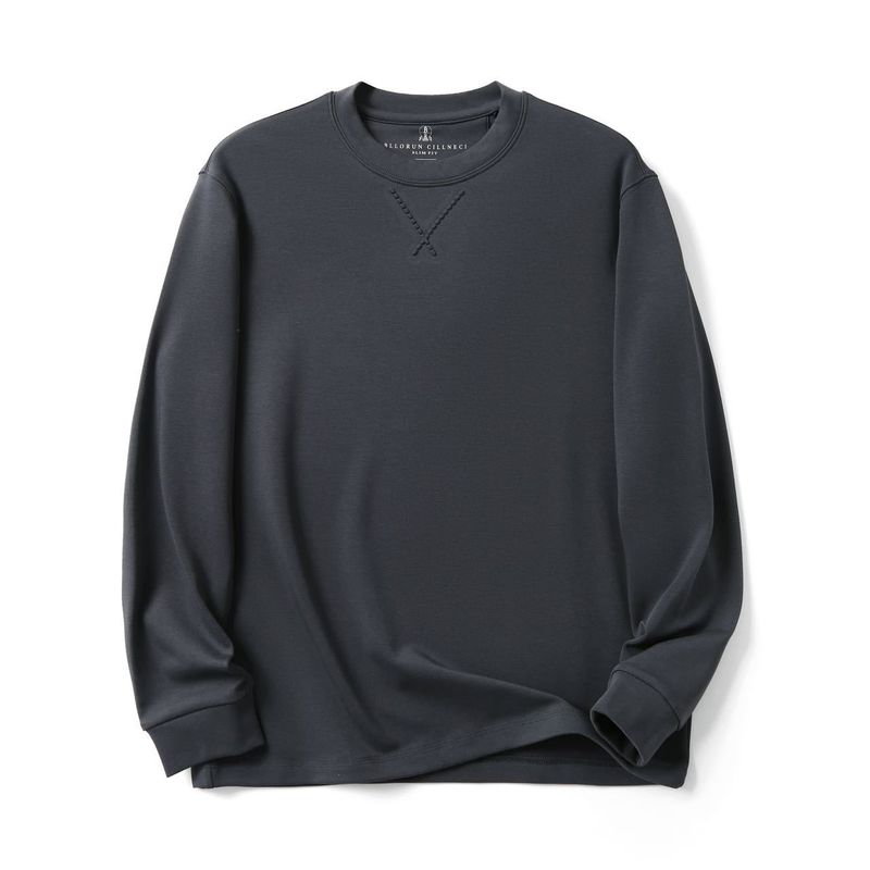 Light And Warm! Autumn And Winter Men's Fleece Long-sleeved Sweater_voghion.com