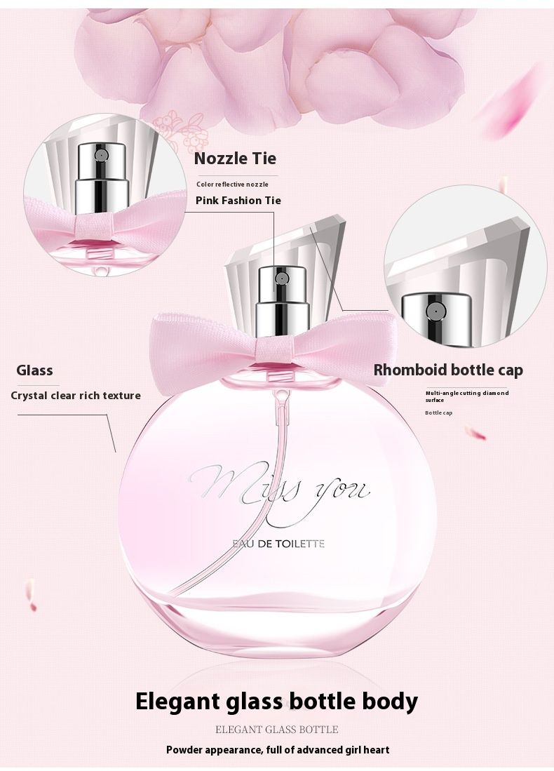 2024 New Perfume Women's Set Fresh and Persistent Flower and Fruit Fragrance Charming Fragrance Student Gift Perfume Gift Box_voghion.com