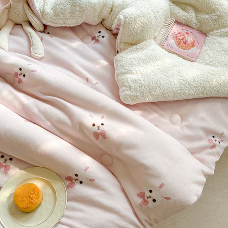 2025 Fall/Winter New Thickened Shearling Fleece Blanket_voghion.com