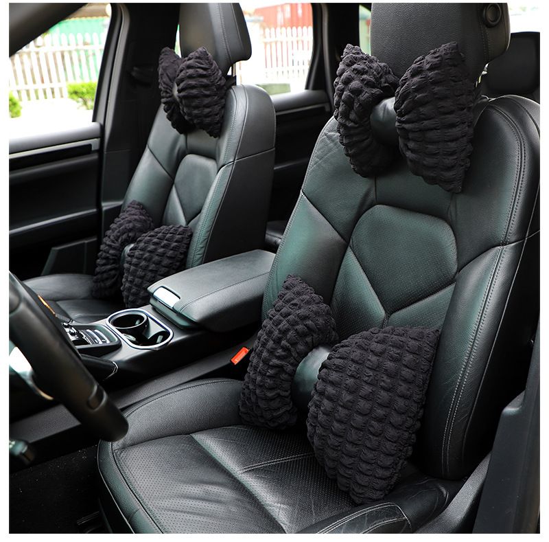 Pernă de gât pentru tetiera auto, pernă respirabilă, confortabilă, cu tetieră, internet, populare, consumabile pentru interior auto pentru femei_voghion.com