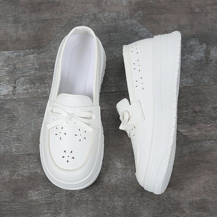 Krankenhaus-Krankenschwesterschuhe, weiche Sohle, atmungsaktiv, keine müden Füße, Damen-Sandalen, Arbeitsschuhe, weiße Schuhe_voghion.com