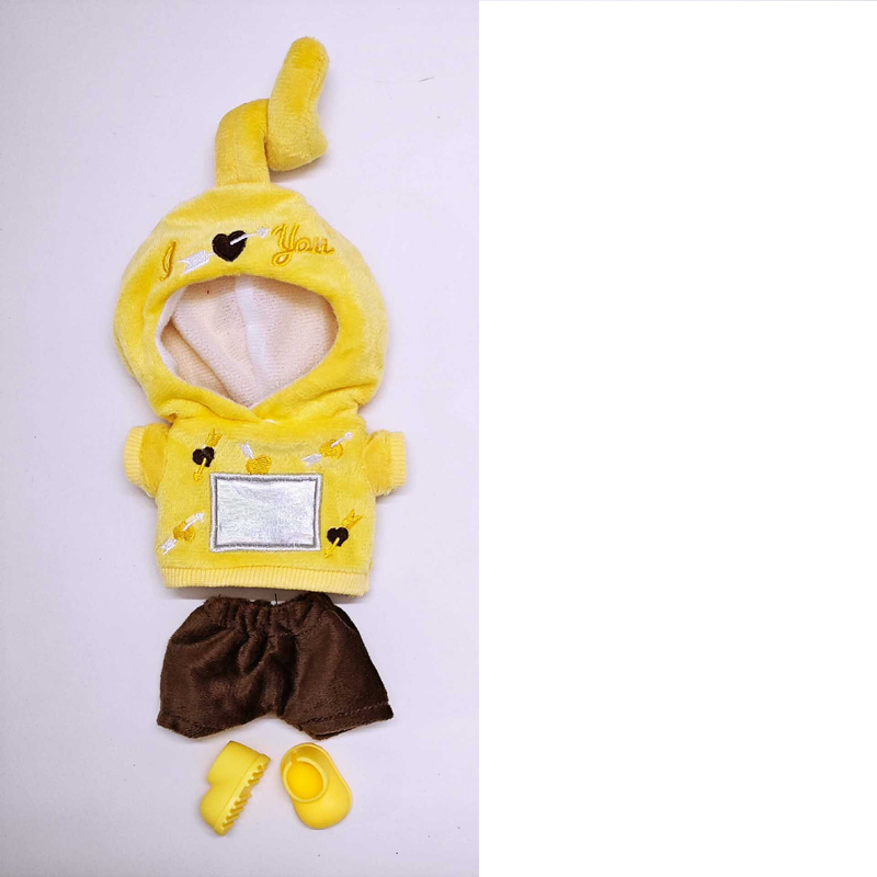 Ropa de muñeca (solo ropa de bebé) Ropa de bebé LBB de 1.ª, 2.ª y 3.ª generación Conjunto de ropa y zapatos de Teletubbies de 15 cm y 17 cm_voghion.com