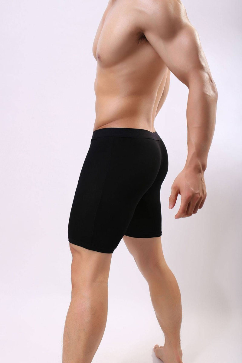 Herenondergoed Verlengd Slijtvast Been Puur Katoen U-vormig Laag Taille Sexy Losse Sport Boxer Ondergoed_voghion.com