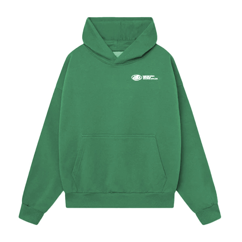 Sweat à capuche rétro streetwear – Pull oversize unisexe avec imprimé lettre 3D (style vintage américain, polyester respirant, épaules tombantes)_voghion.com