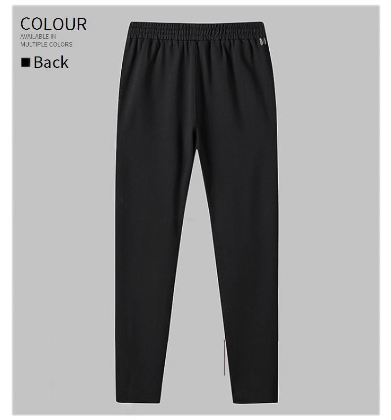 Pantaloni da jogging casual in stile coreano da uomo - Elastico in vita, tinta unita, vestibilità ampia e gamba dritta per streetwear e tempo libero (taglie dalla L alla 6XL)_voghion.com