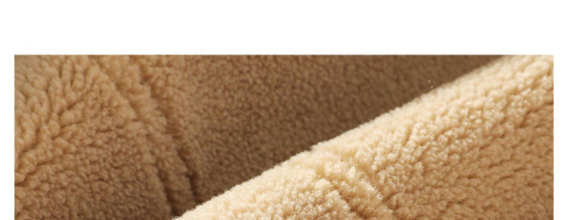 Blouson aviateur d'hiver pour homme – Doublure en similicuir et polaire, coupe-vent, coupe décontractée (M-5XL, noir)_voghion.com