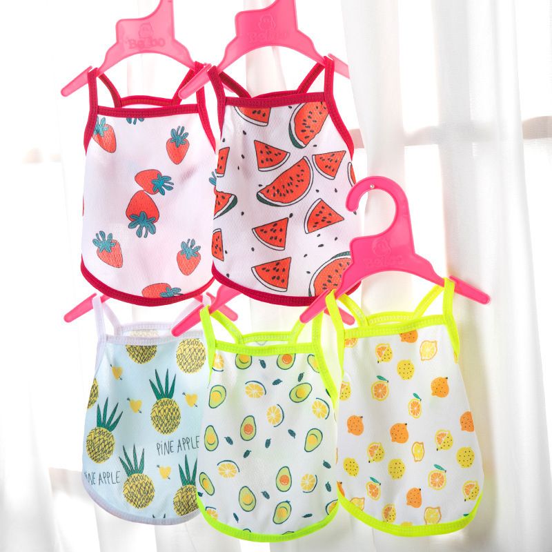 Pet Clothes Cat Bichon French Bulldog Pomeranian Small New Vest Strap Dog Apparel Summer Thin Style_voghion.com