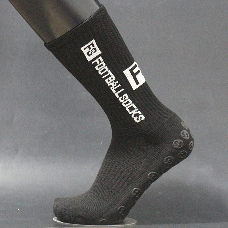 Sport-Mittelrohr-Fußballsocken für Herren und Damen, Trainings-Fußballsocken, professionelle, dicke Handtuchunterseite, rutschfeste Fußballsocken_voghion.com