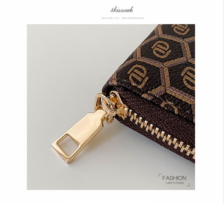 Women’s Bags Multifunctional Ladies Long Wallet Large Capacity Clutch Bag Printed Zipper Card Holder Coin Purse Bags_voghion.com