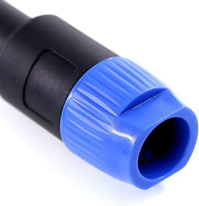 5 Pcs 4 Pole Audio Cable Mount Connector Twist Lock Speaker Plug Compatible With Neutrik Speakon NA4LJ, NA4LJX, NL4MP_voghion.com