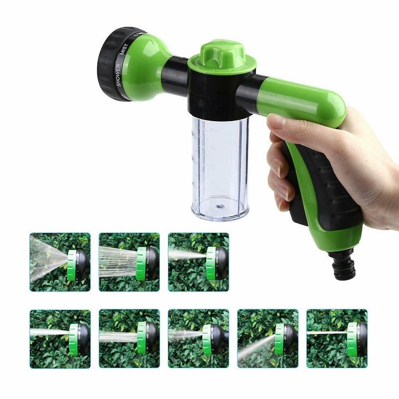 Pet Shower Nozzle Sprayer Hose Dog Shower Gun 3 Mode Adjustable Pet Wash Cleaning Bath Water Foam Soap Sprayer Dog Clean Tools_voghion.com