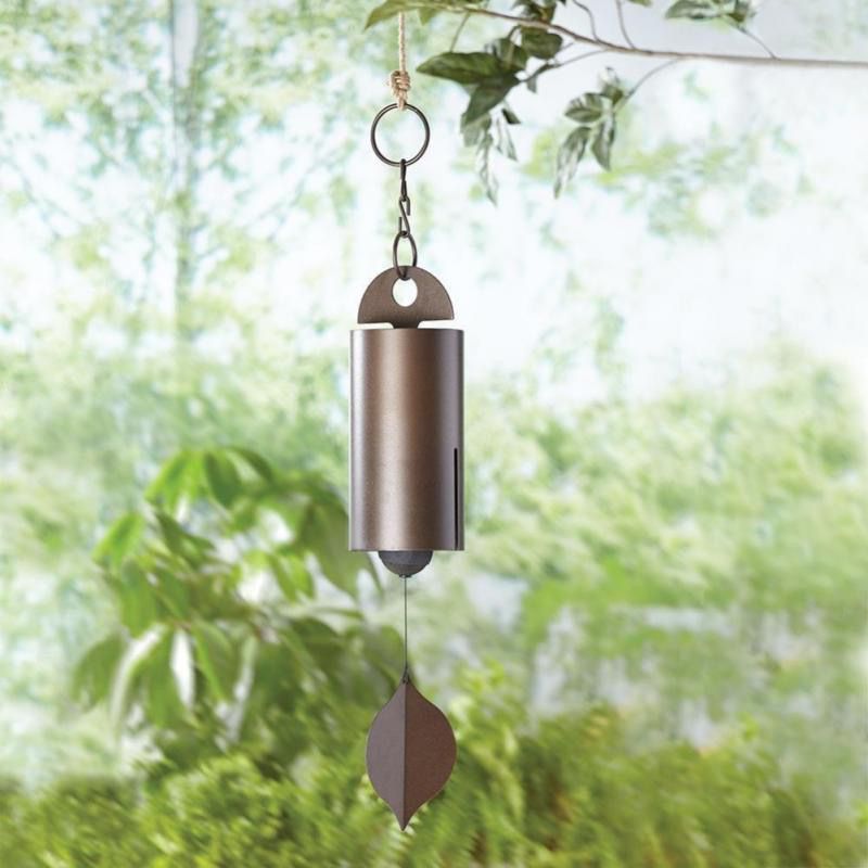 Cloche de jardin en fer forgé, carillon éolien héroïque en métal, décoration suspendue_voghion.com