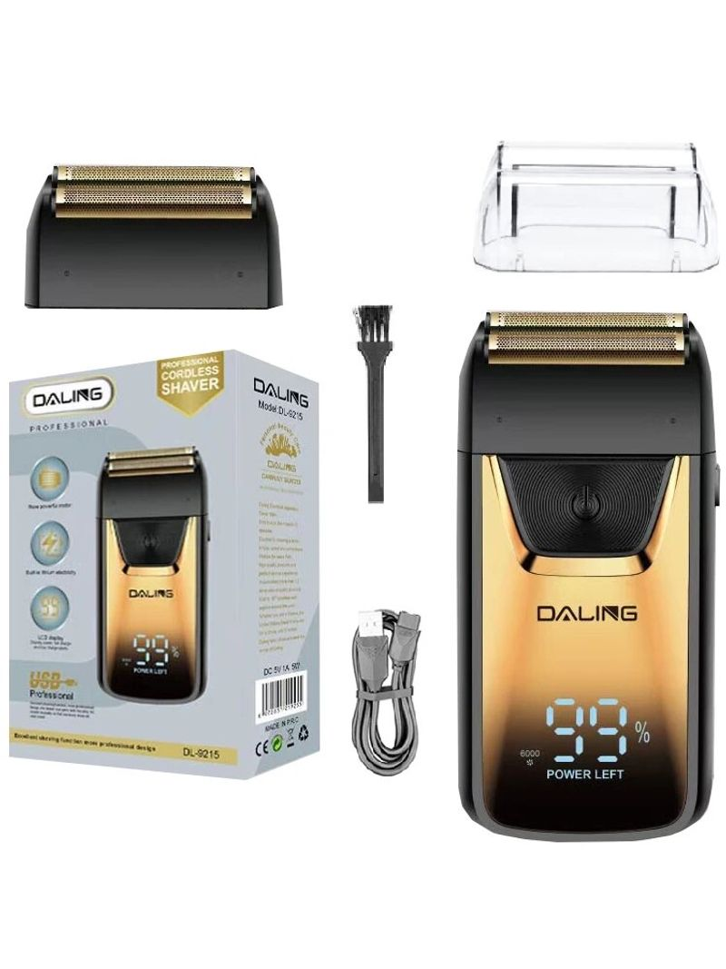 Rechargeable Hair Shaver For Men Beard Electric Razor Wet Dry Bald Head Shaving hine With Extra Mesh_voghion.com