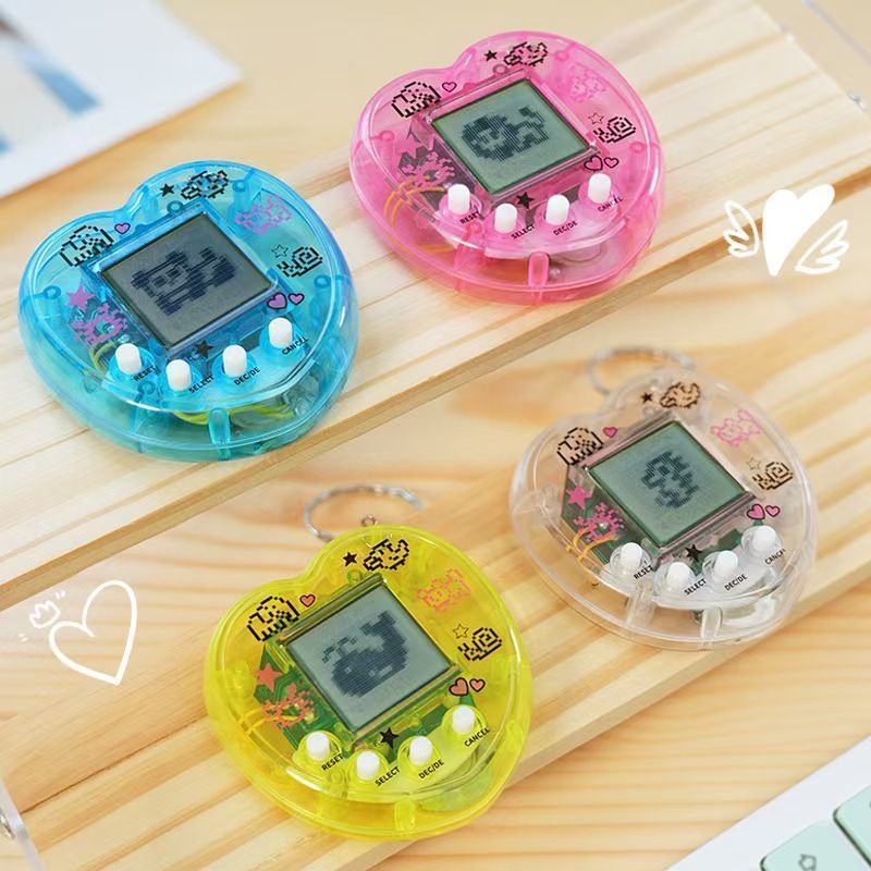 Nostalgic Electronic Pet Game Console Black And White Screen 168-in-1 Small Tamagotchi Student Stress Relief Toy Gift_voghion.com
