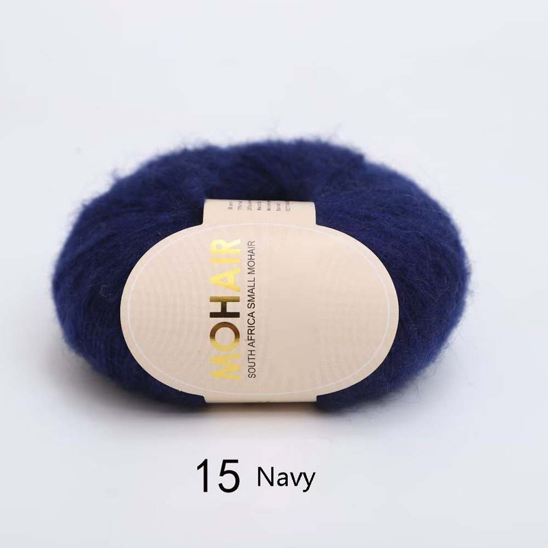 Kaschmirgarn Mohair Garnknäuel handgestricktes südafrikanisches Mohairgarn gewebter Schal Schal über Garnknäuel Diy_voghion.com