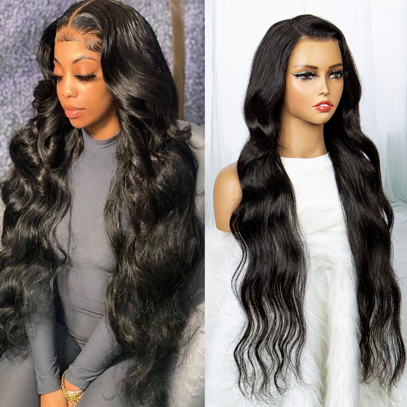 180% πυκνότητα βραζιλιάνικων μαλλιών 13x4 Pre-Lace Hair περούκα Τα μακριά κυματιστά ακουστικά περούκας είναι κατάλληλα για γυναίκες να φορούν με φυσικό τρόπο_voghion.com