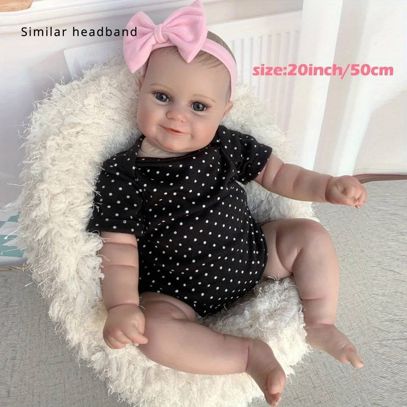 20 pollici 50 cm mezza colla corpo in stoffa simulazione bambola bambina bambini casa gioco rinato giocattolo regalo di compleanno_voghion.com