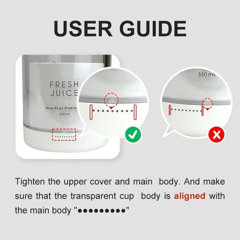 350ml Portable Electric Wireless Mini Fruit Blender Juicer - Perfect For On-the-Go! _voghion.com