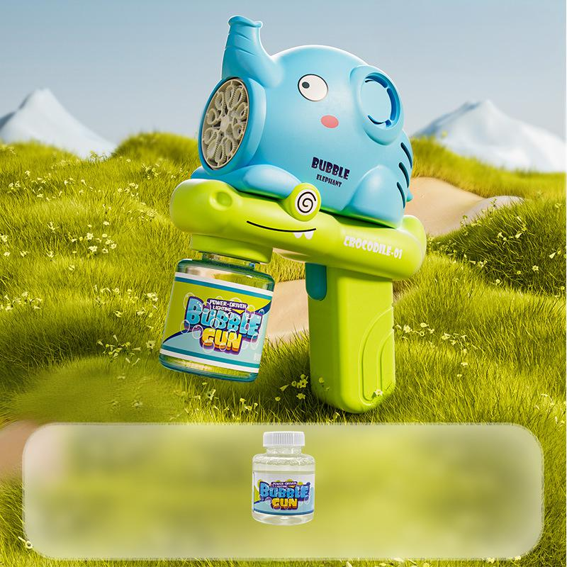Capybara Bubble Gun - Handheld Electric Bubble Blower For Kids With Automatic Bubble Maker_voghion.com