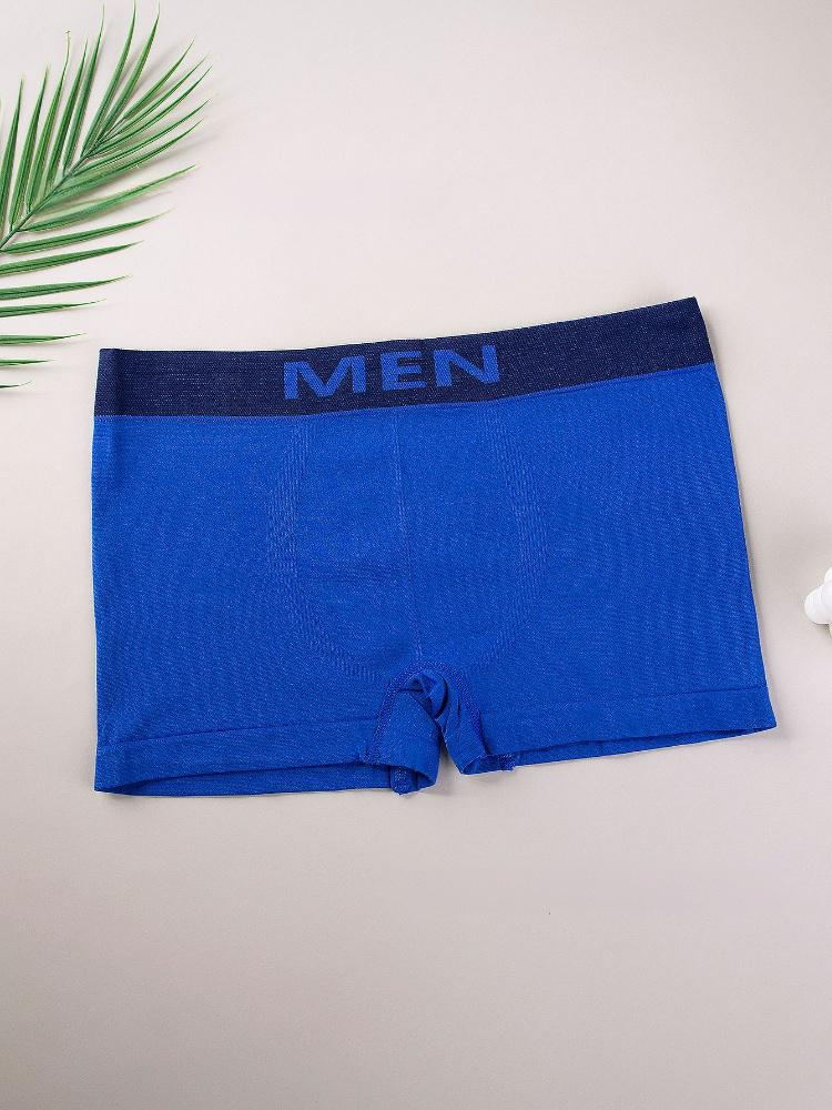 Roupa íntima e pijamas Cuecas boxer sem costura Cuecas boxer de alta elasticidade Cuecas sensuais_voghion.com