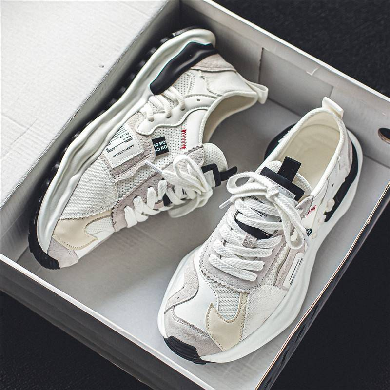 Men's Shoes 2025-1 New Style Mesh Breathable Dad Shoes Are Fashionable, Comfortable And Casual_voghion.com