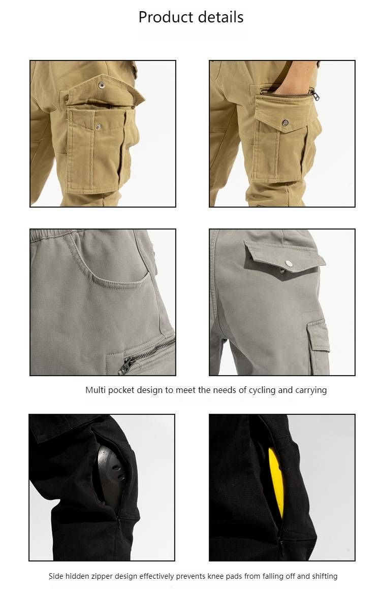 Winter Thermal Motorcycle Riding Pants For Men & Women – Windproof Fleece-Lined Trousers With Anti-Slip Knee Protection & Slim Fit_voghion.com