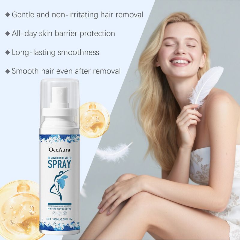 Spray per la cura del corpo liscio e pulito con ingredienti delicati OCEAUR_voghion.com