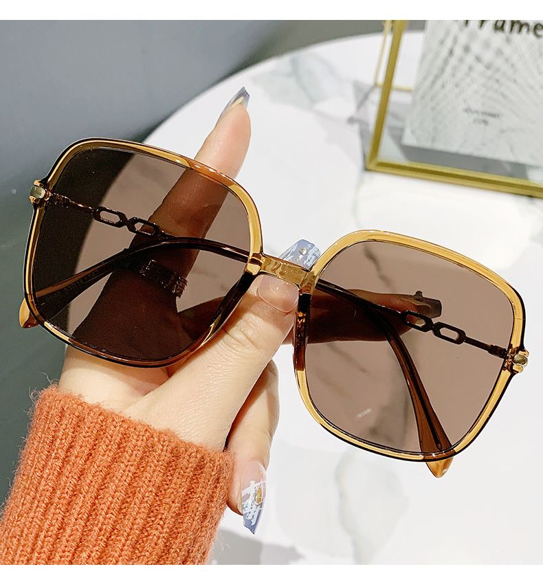 Occhiali da sole da donna alla moda, nudi, personalizzati, alla moda, snellenti, resistenti ai raggi UV, con montatura grande_voghion.com