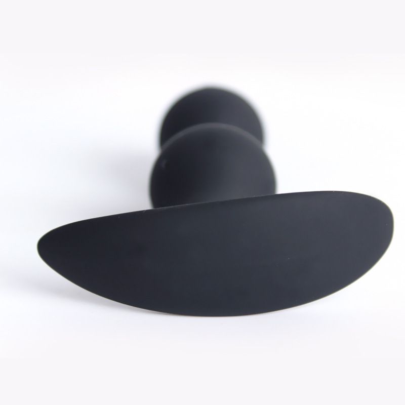 Plug anale con perline in silicone, plug anale con perline doppie, masturbazione in giardino, per uscire, studente, espansore di crisantemo, prodotti per adulti_voghion.com