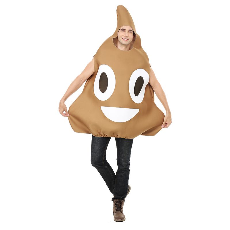 Costume di Halloween per la giornata dei single, con scarafaggio, banana, cacca, birra, hot dog, insetto, cartone animato divertente per uomini e donne._voghion.com