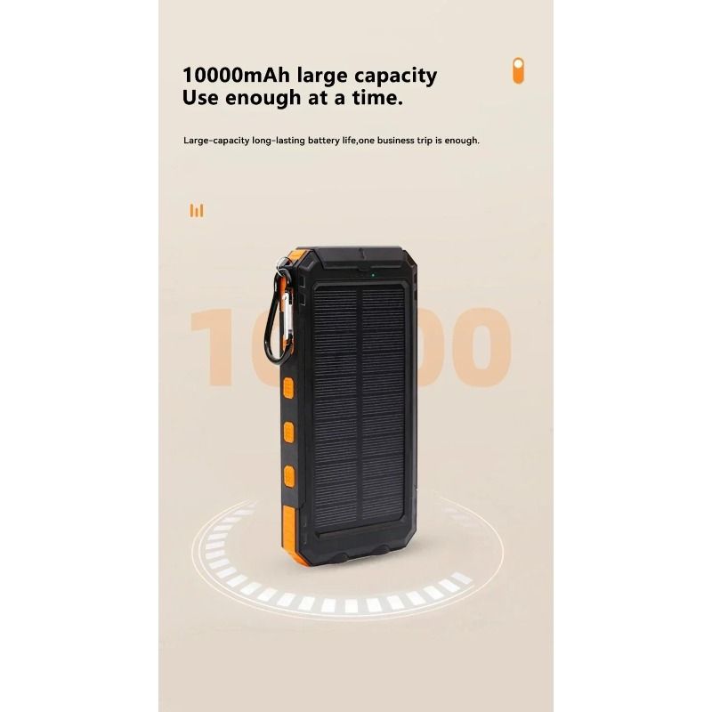 20000-mAh-Solar-Powerbank mit großer Kapazität für den Außenbereich, geeignet für iPhone, Huawei, Xiaomi, Samsung_voghion.com