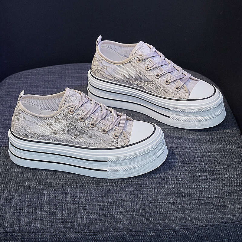Merk fabriekswinkel kant uitgeholde ademende modetrend veelzijdige casual boardschoenen voor damesschoenen_voghion.com
