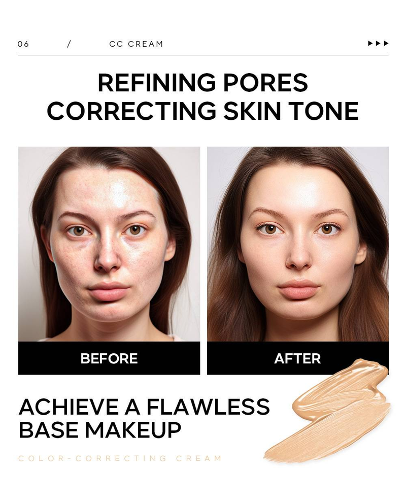 Crema CC LAIKOU, 30 g (tubo) - Copre le imperfezioni, definisce i contorni, non sbava e idrata_voghion.com