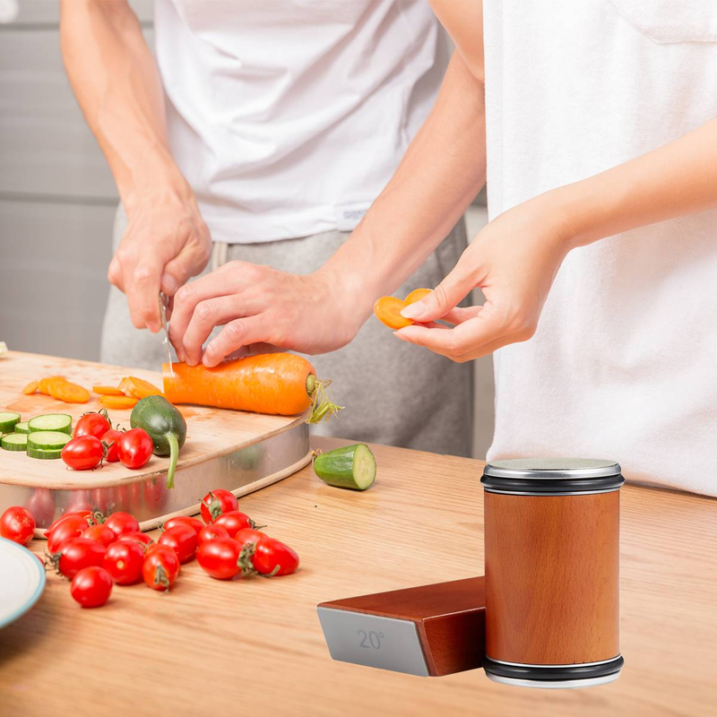 Rollender Messerschärfer, magnetischer Messerhalter, Diamant-Schleifstein-Set mit Winkelrolle, Küchenzubehör_voghion.com