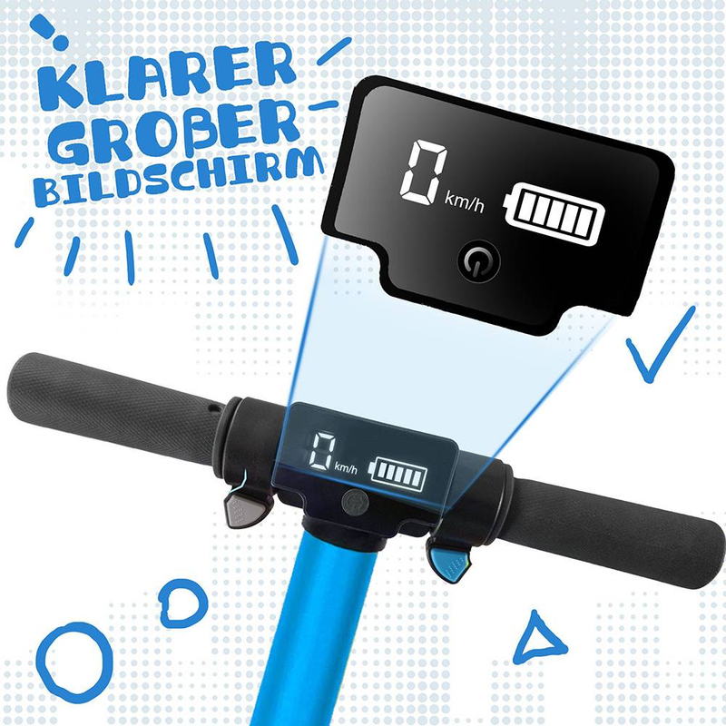 Vankel Kids Electric Scooter 6.5", Foldable Design, 150W Motor, 60Wh Battery, Safe & Lightweight Ride For Ages 6–14_voghion.com