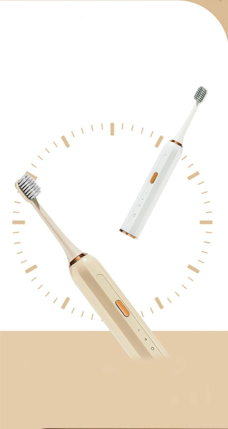 Sonic Electric Adult Smart Timing Tooth Brush Teeth Whitening Fast USB Rechargeable Toothbrush Replacement JT232622_voghion.com