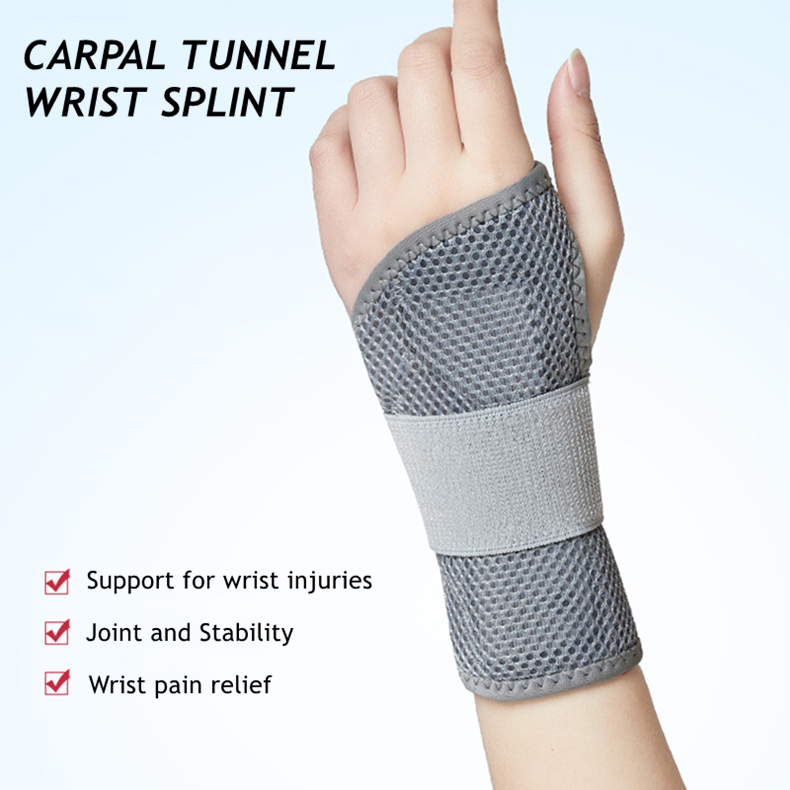 Åndbar håndledsstøtte Professionel skinne Håndledsstøtte Beskyttelsesbånd Gigt Karpaltunnel Forstuvning Hånd Tendinitis Armbånd_voghion.com